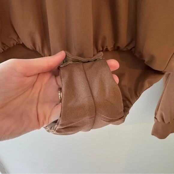 Princess Polly‎ JUDE LONG SLEEVE BODYSUIT BROWN - Picture 4 of 9